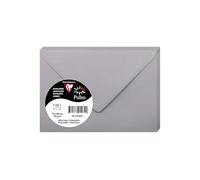 Clairefontaine 5320C Pack 20 Enveloppes gommées 7,5x10 cm 120g Gris koala