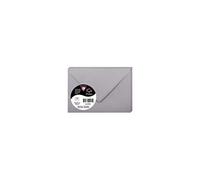 Clairefontaine 5320C - Paquet de 20 Enveloppes Mini Format 7,5x10cm Gris Koala - 120g/m² - Fermeture gommée - Invitation Evènements et Correspondance - Gamme Pollen - Papier Lisse