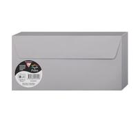 Clairefontaine 5325C Pack 20 Enveloppes 11x22 cm 120g Gris koala