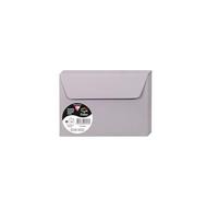Clairefontaine Enveloppes C6 Gris Koala 120 g Auto-adhésives Lot 20 11,4x16,2 cm Papier lisse Pollen