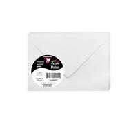 Clairefontaine Enveloppes mini 54030C 7,5x10 cm Blanc irisé 120 g/m² fermeture gommée Paquet 20