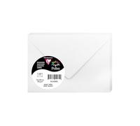 Clairefontaine Enveloppes 5430C Mini 75×100 mm 120 g/m² Blanc – Gommées – Paquet de 20