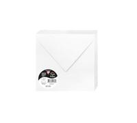 Clairefontaine Enveloppes gommées Pollen 5433C – Paquet de 20 – 165×165 mm – 120 g/m² – Blanc