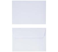 Clairefontaine 5436C - Paquet de 20 Enveloppes Auto-Adhésives - Format C6 11,4x16,2cm - 120g/m² - Coloris Blanc - Invitation Evènements et Correspondance - Gamme Pollen - Papier Premium Lisse