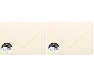 Clairefontaine 5442C Pack 20 Enveloppes gommées C5 120g Ivoire (Lot de 2)