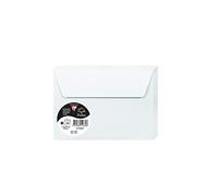 Clairefontaine 5466C - Paquet de 20 Enveloppes Auto-Adhésives - Format C6 11,4x16,2cm - 120g/m² - Coloris Bleu - Invitation Evènements et Correspondance - Gamme Pollen - Papier Premium Lisse