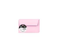 Clairefontaine 5531C - Paquet de 20 Enveloppes Auto-Adhésives - Format 9x14cm - 120g/m² - Coloris Rose Dragée - Invitation Evènements et Correspondance - Gamme Pollen - Papier Premium Lisse