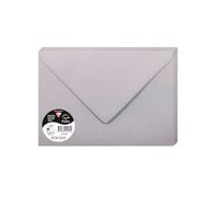 Clairefontaine Grandes enveloppes 5532C – Paquet de 20 C5 16,2×22,9 cm Gris Koala 120 g/m² gommée