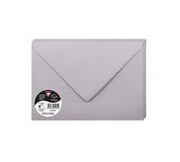 Clairefontaine 5532C - Paquet de 20 Enveloppes Gommées - Format C5 16,2x22,9cm - 120g/m² - Coloris Gris Koala - Invitation Evènements et Correspondance - Gamme Pollen - Papier Premium Lisse