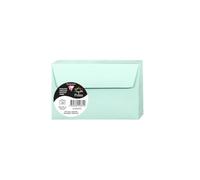 Clairefontaine 55331C - Paquet de 20 Enveloppes Auto-Adhésives - Format 9x14cm - 120g/m² - Coloris Vert Jade - Invitation Evènements et Correspondance - Gamme Pollen - Papier Premium Lisse