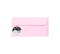 Clairefontaine Enveloppes DL Pollen 11 x 22 cm Rose dragée 120g Auto-adhésives Lot 20