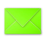Enveloppes 75 x 100 mm, vert menthe
