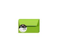 Clairefontaine 5541C - Paquet de 20 Enveloppes Auto-Adhésives - Format 9x14cm - 120g/m² - Coloris Vert Menthe - Invitation Evènements et Correspondance - Gamme Pollen - Papier Premium Lisse