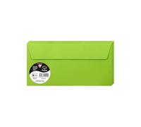 Clairefontaine Enveloppes Pollen – 110x220 mm – 120 g – Vert menthe – Paquet de 20