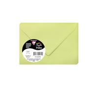 Clairefontaine Enveloppes 55470C Paquet de 20 7,5x10 cm Vert Bourgeon 120g/m² Fermeture gommée