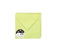 Clairefontaine Enveloppes gommées Pollen 55473C — 165×165 mm 120 g/m² Vert Bourgeon Paquet de 20