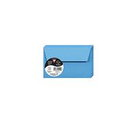 Clairefontaine 5551C - Paquet de 20 Enveloppes Auto-Adhésives - Format 9x14cm - 120g/m² - Coloris Turquoise - Invitation Evènements et Correspondance - Gamme Pollen - Papier Premium Lisse