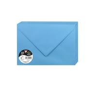 Clairefontaine Enveloppes Pollen C5 120 g/m² Fermeture gommée Papier lisse Turquoise Paquet 20