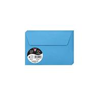 Clairefontaine 5556C - Paquet de 20 Enveloppes Auto-Adhésives - Format C6 11,4x16,2cm - 120g/m² - Coloris Turquoise - Invitation Evènements et Correspondance - Gamme Pollen - Papier Premium Lisse
