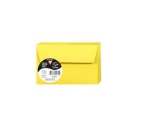 Clairefontaine 5561C Pack 20 Enveloppes gommées 9x14 cm 120g jaune soleil