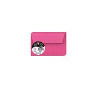 Clairefontaine 5571C - Paquet de 20 Enveloppes Auto-Adhésives - Format 9x14cm - 120g/m² - Coloris Rose Fuchsia - Invitation Evènements et Correspondance - Gamme Pollen - Papier Premium Lisse