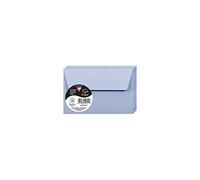 Clairefontaine 55721C - Paquet de 20 Enveloppes Auto-Adhésives - Format 9x14cm - 120g/m² - Coloris Bleu Lavande - Invitation Evènements et Correspondance - Gamme Pollen - Papier Premium Lisse