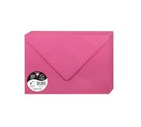 Clairefontaine Enveloppes C5 5572C Rose fuchsia 16,2×22,9 cm 120 g/m² fermeture gommée Paquet de 20