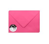 Clairefontaine 5572C Paquet de 20 Grandes Enveloppes 16,2x22,9cm Rose Fuchsia - 120g/m² - Format C5 - Fermeture gommée - Invitation Evènements et Correspondance - Gamme Pollen - Papier Lisse
