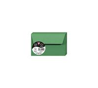 Clairefontaine 5591C - Paquet de 20 Enveloppes Auto-Adhésives - Format 9x14cm - 120g/m² - Coloris Vert Sapin - Invitation Evènements et Correspondance - Gamme Pollen - Papier Premium Lisse