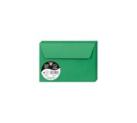 Clairefontaine 5596C - Paquet de 20 Enveloppes Auto-Adhésives - Format C6 11,4x16,2cm - 120g - Coloris Vert Sapin - Invitation Evènements et Correspondance - Gamme Pollen - Papier Premium Lisse