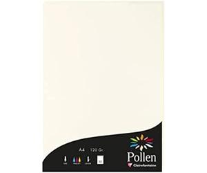 Clairefontaine 56000C Étui de 50F A4 (21x29,7cm) 120g Blanc Naturel
