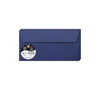 Clairefontaine 5645C Pack 20 Enveloppes 11x22 cm 120g Bleu nuit