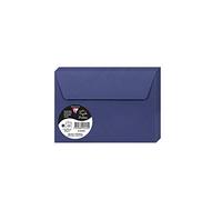 Clairefontaine 5646C - Paquet de 20 Enveloppes Auto-Adhésives - Format C6 11,4x16,2cm - 120g - Coloris Bleu Nuit - Invitation Evènements et Correspondance - Gamme Pollen - Papier Premium Lisse