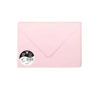 Clairefontaine 5652C Paquet de 20 Grandes Enveloppes 16,2x22,9cm Roses - 120g/m² - Format C5 - Fermeture gommée - Invitation Evènements et Correspondance - Gamme Pollen - Papier Lisse
