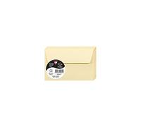 Clairefontaine 5841C - Paquet de 20 Enveloppes Auto-Adhésives - Format 9x14cm - 120g/m² - Coloris Chamois - Invitation Evènements et Correspondance - Gamme Pollen - Papier Premium Lisse
