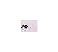 Clairefontaine 5860C - Paquet de 20 Enveloppes Mini Format 7,5x10cm Lilas - 120g/m² - Fermeture gommée - Invitation Evènements et Correspondance - Gamme Pollen - Papier Lisse