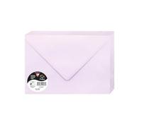 Clairefontaine Enveloppes 5862C C5 16,2×22,9 cm 120 g/m² Fermeture gommée Paquet de 20 Lilas