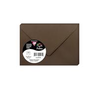 Clairefontaine 5870C Pack 20 Mini Enveloppes 7,5x10 cm 120g Marron taupé