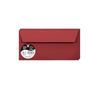 Clairefontaine 5885C Pack 20 Enveloppes 11x22 cm 120g Bordeaux