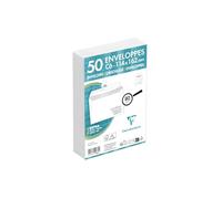 Clairefontaine 5936C - Paquet 50 Enveloppes Blanches C6 Auto-Adhésives 80g