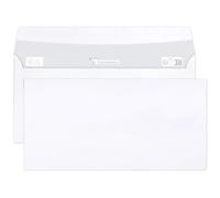 Clairefontaine 5949C - Boite de 500 Enveloppes Blanches C6/5-114x229mm - Auto-Adhésives - 80g/m²