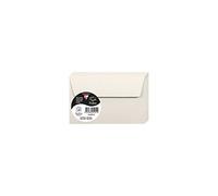 Clairefontaine 5951C - Paquet de 20 Enveloppes Auto-Adhésives - Format 9x14cm - 120g/m² - Coloris Gris Perle - Invitation Evènements et Correspondance - Gamme Pollen - Papier Premium Lisse