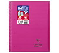 Clairefontaine 596808C - Cahier Spirale Koverbook Rose A4+ 160p Lig. Marge
