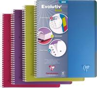Clairefontaine 5x livre & couverture 22,5x29,7cm 120 feuilles quadrillées assorties 329155C