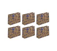 CLAIREFONTAINE - 6 sacs Kraft Shop 37,3x11,8x27,5cm - 210g - Feuilles
