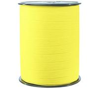 Clairefontaine 601515C - Une bobine de Ruban Bolduc Mat - 250mx10mm - Jaune Citron - Ruban décoratif cadeau, DIY, Emballage Cadeau