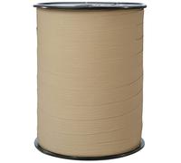 Clairefontaine 601549C - Une bobine de Ruban Bolduc Mat - 250mx10mm - Couleur Kraft - Ruban décoratif cadeau, DIY, Emballage Cadeau