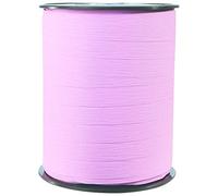 Clairefontaine 601560C - Une bobine de Ruban Bolduc Mat - 250mx10mm - Rose - Ruban décoratif cadeau, DIY, Emballage Cadeau