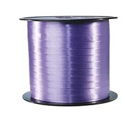Clairefontaine 601710C - Une bobine de Ruban Bolduc Lisse - 500mx0,7 cm - Violet Lilas - Ruban décoratif cadeau, DIY, Emballage Cadeau