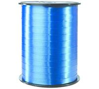 Clairefontaine 601713C - Une bobine de Ruban Bolduc Lisse - 500mx0,7 cm - Bleu France - Ruban décoratif cadeau, DIY, Emballage Cadeau